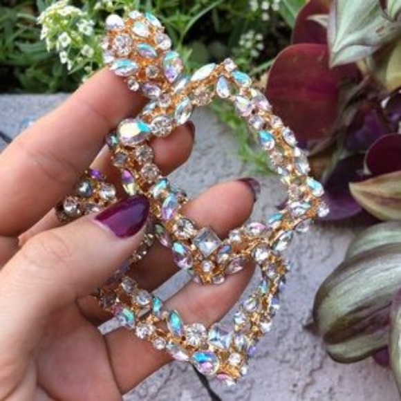 Jewelry - Vintage Inspired Sparkle Square Dangle Earrings